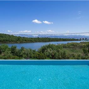 3 bedroom villa with pool & sea view, near Acharavi, sleeps 6